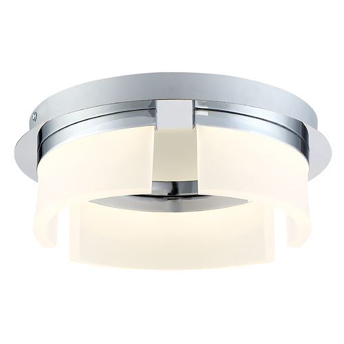 Bria 11-Inch LED Flush Mount in Chrome by Eurofase Lighting