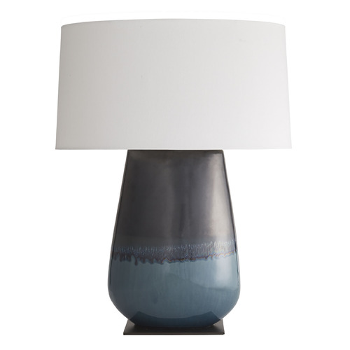 Deagan 29-Inch Lamp in Gunmetal & Teal by Arteriors Home
