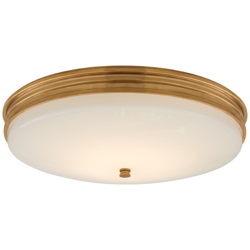 Chapman & Myers Launceton LED Flush Mount in Brass by Visual Comfort Signature