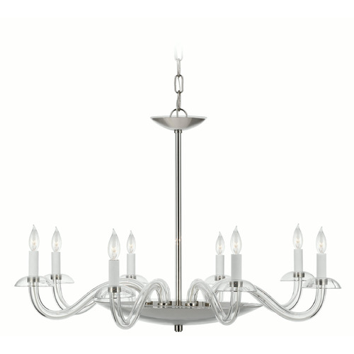 Visual Comfort Signature Collection Paloma Contreras Brigitte Chandelier in Nickel by VC Signature PCD5020CG/PN