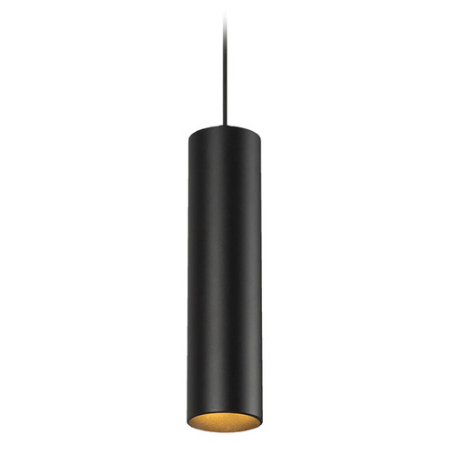 Kuzco Lighting Remuda Black LED Mini-Pendant Light with Cylindrical Shade
