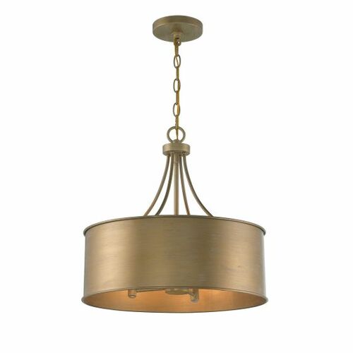 18-Inch Pendant in Brushed Gold by Meridian