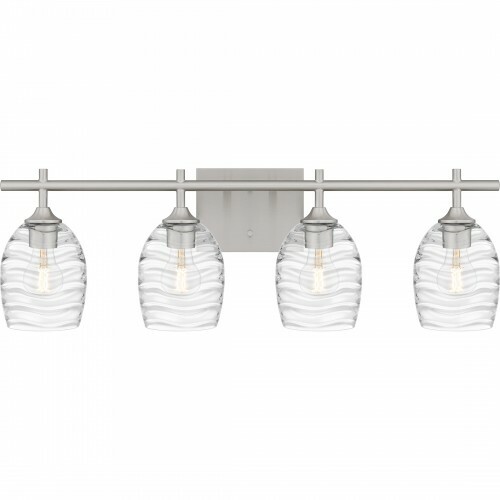 Lucy 29-Inch Bath Light in Brushed Nickel by Quoizel Lighting