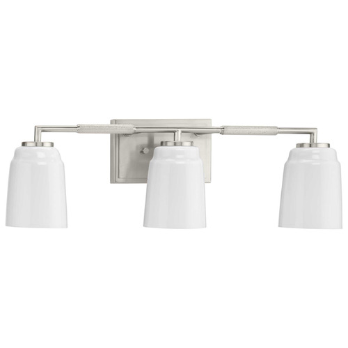 Progress Lighting Spenser Brushed Nickel Bathroom Light