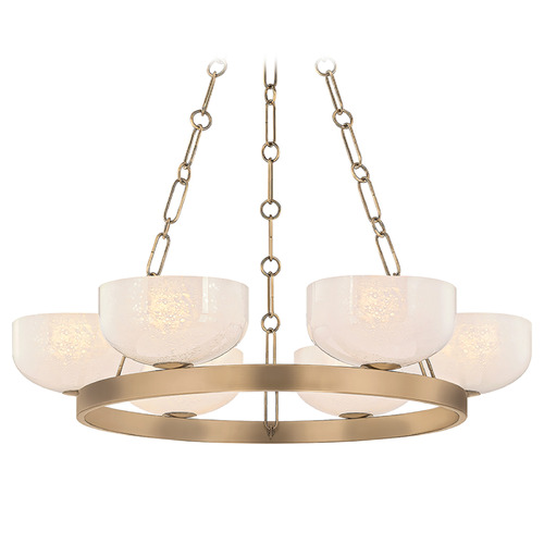 Troy Lighting Troy Lighting Caelum Patina Brass LED Chandelier F1332-PBR