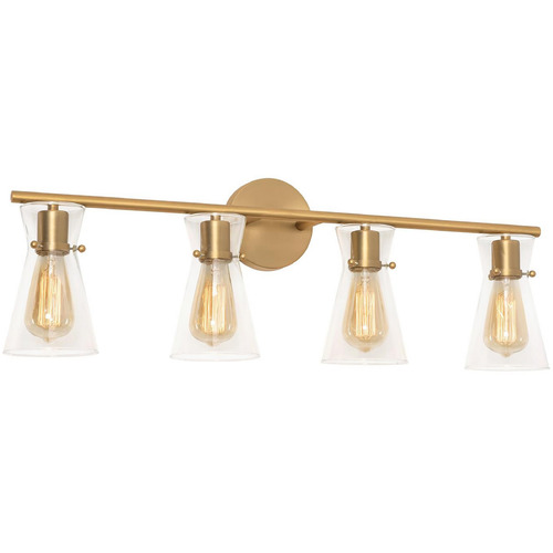Afx Lighting Amanda Satin Brass Bathroom Light