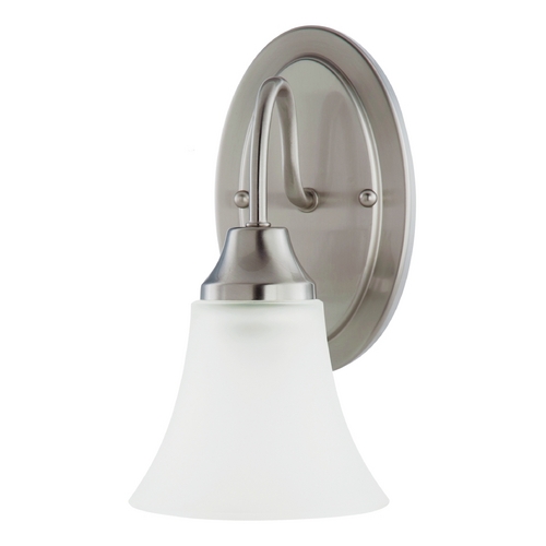 Holman 10.25-Inch  Wall Sconce in Brushed Nickel by Generation Lighting