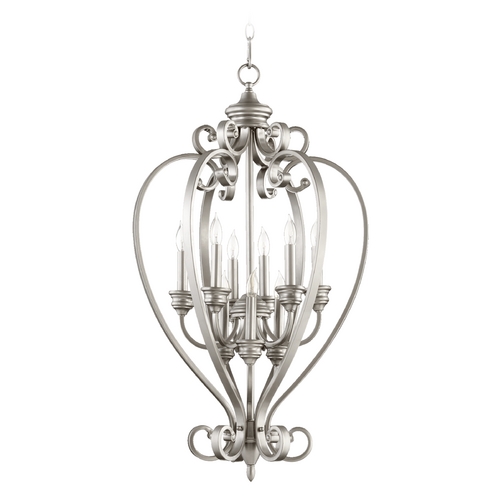 Quorum Lighting Bryant Classic Nickel Pendant by Quorum Lighting 6854-9-64