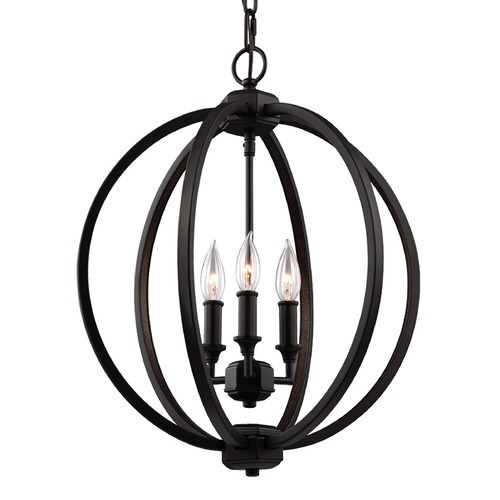 Visual Comfort Studio Collection Corinne Pendant in Oil Rubbed Bronze by Visual Comfort Studio F3060/3ORB