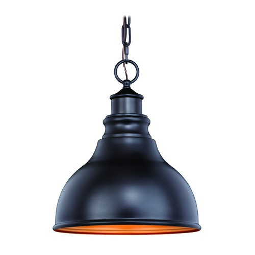 Delano Barn Light Outdoor Hanging Light Bronze by Vaxcel Lighting