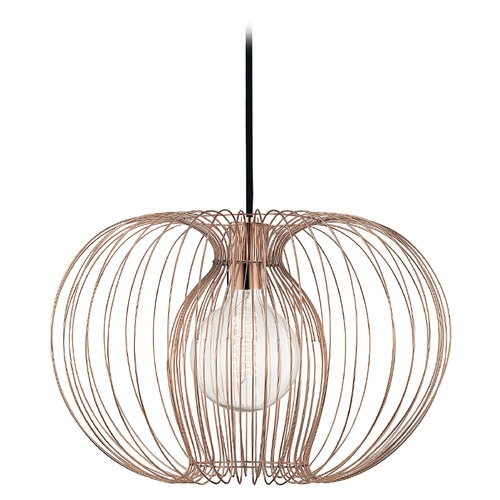 Mitzi by Hudson Valley Jasmine Pendant in Copper by Mitzi by Hudson Valley H181701L-POC