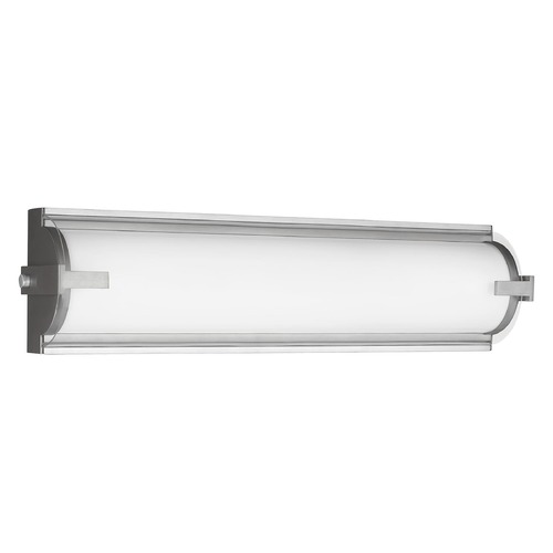 Generation Lighting Braunfels Satin Aluminum LED Vertical Bath Light by Generation Lighting 4435793S-04