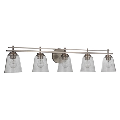 Drake 42-Inch Vanity Light in Brushed Nickel by Craftmade Lighting