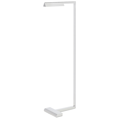 Dessau 46-Inch LED Floor Lamp in Nickel by Visual Comfort Modern
