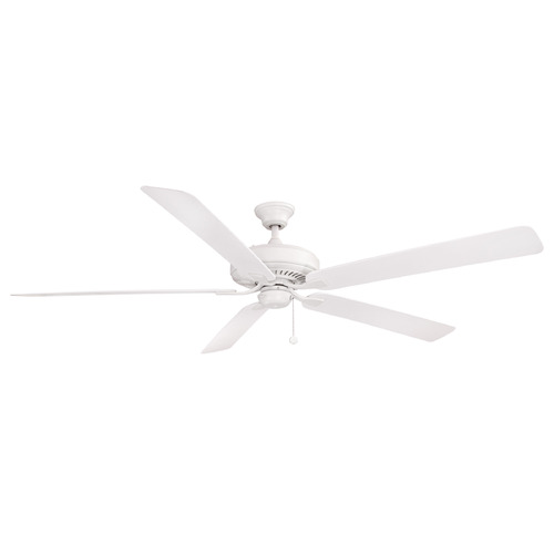Fanimation Fans Edgewood 72 Matte White Ceiling Fan Without Light