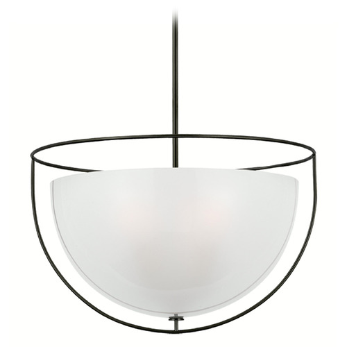 Visual Comfort Signature Collection Paloma Contreras Odeon Pendant in Bronze by VC Signature PCD5050BZ-FG