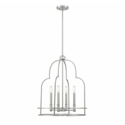 Savoy House Diplomat 4-Light Pendant in Satin Nickel by Savoy House 3-6612-4-SN