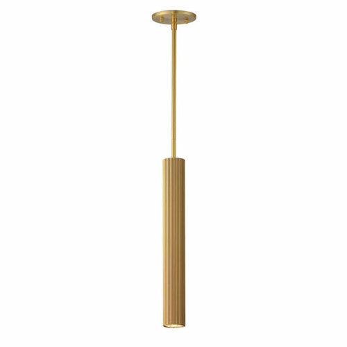 Reeds LED Mini Pendant in Gold by ET2 Lighting