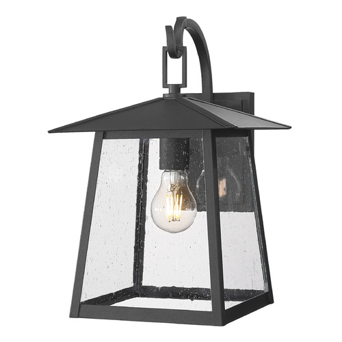 Z-Lite Rainer Black Outdoor Wall Light