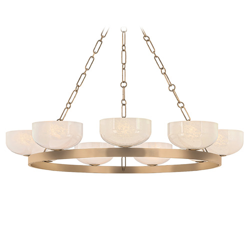 Troy Lighting Troy Lighting Caelum Patina Brass LED Chandelier F1345-PBR