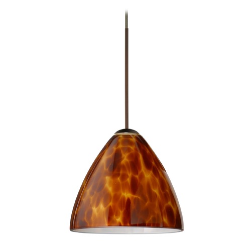 Besa Lighting Besa Lighting Mia Bronze Mini-Pendant Light 1XT-177918-BR