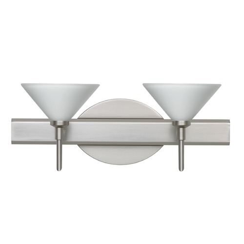 Besa Lighting Kona Satin Nickel LED Bathroom Light