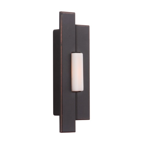 Craftmade Lighting Craftmade Lighting Concealed Mounting Aged Bronze Textured Doorbell Button PB5000-AZ