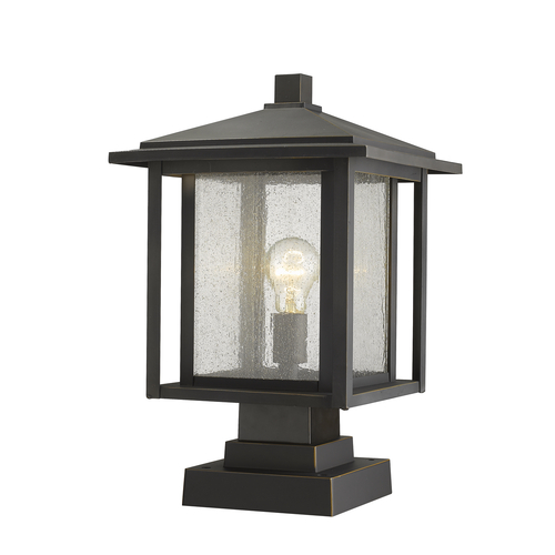 Aspen Oil Rubbed Bronze Post Light by Z-Lite
