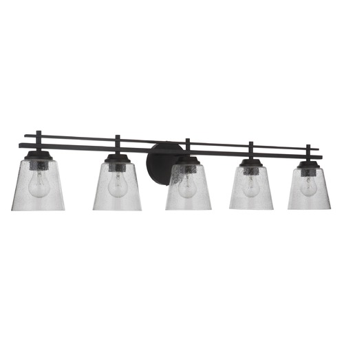 Drake 42-Inch Vanity Light in Flat Black by Craftmade Lighting