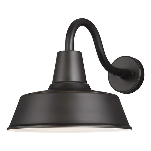 Visual Comfort Studio Collection LED Outdoor Barn Wall Light in Antique Bronze by Visual Comfort Studio 8737401EN3-71