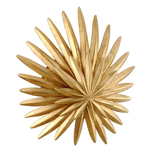Savvy Vintage Gold Leaf Sconce by Corbett Lighting