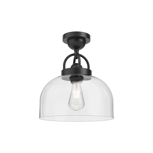 Alora Lighting Lancaster Matte Black Semi-Flushmount Light