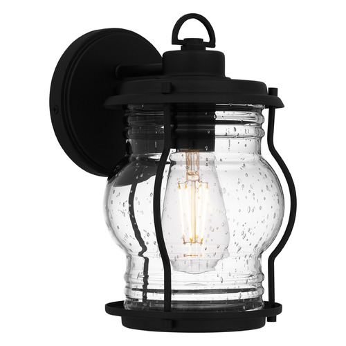 Quoizel Lighting Luther Earth Black Outdoor Wall Light