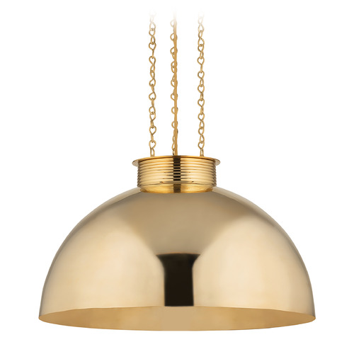 Corbett Lighting Perseus Vintage Brass Pendant