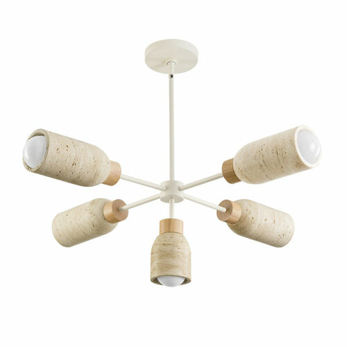 Maxim Lighting Pompeii 5-Light Pendant in Oyster by Maxim Lighting 10625TVOY