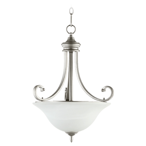 Quorum Lighting Bryant Classic Nickel Pendant by Quorum Lighting 8154-3-64