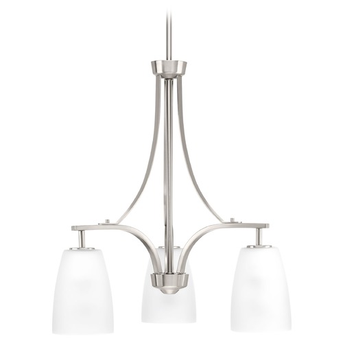 Leap Brushed Nickel Chandelier by Progress Lighting