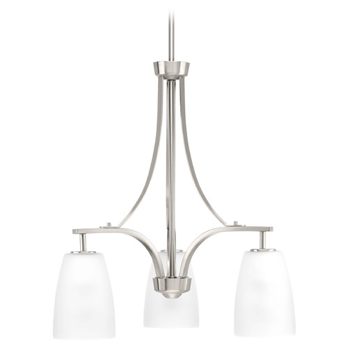 Progress Lighting Leap Brushed Nickel Mini Chandelier by Progress Lighting P400042-009