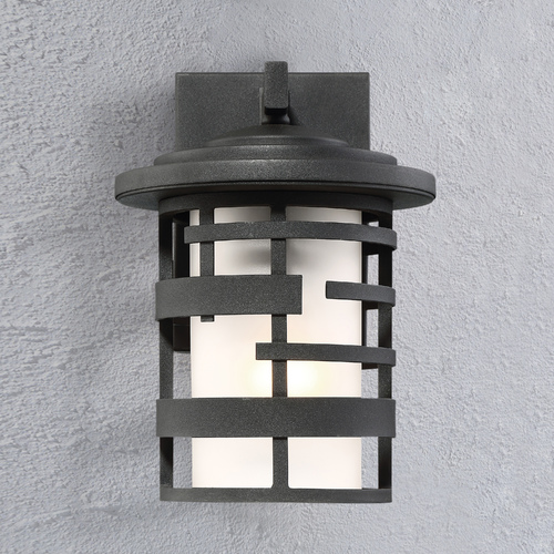 Nuvo Lighting Lansing Textured Black Outdoor Wall Light by Nuvo Lighting 60/6401