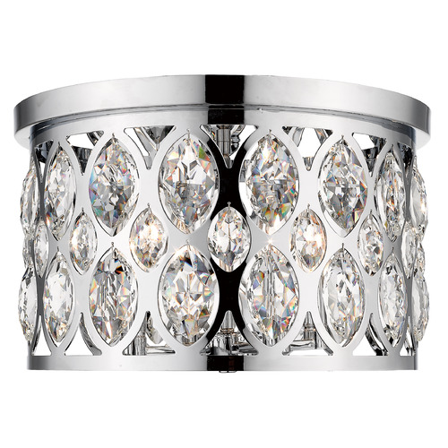 Dealey Chrome Flush Mount by Z-Lite