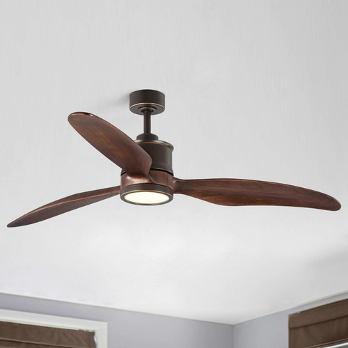 Farris Oil Rubbed Bronze LED Ceiling Fan by Progress Lighting
