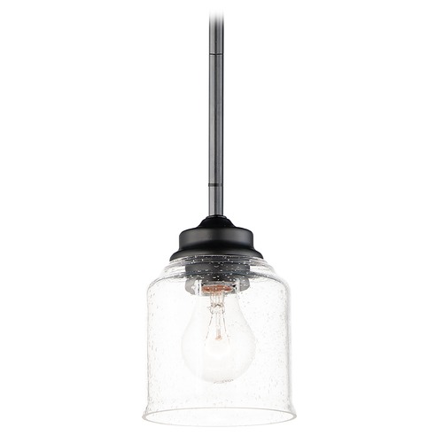 Acadia Black Mini Pendant by Maxim Lighting