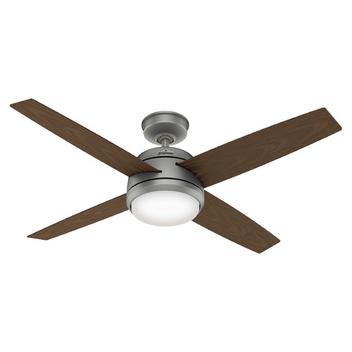 Hunter Fan Company 52-Inch Havoc Fan in Matte Silver by Hunter Fan Company 59616