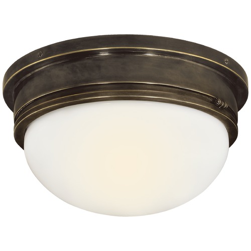 E.F. Chapman Marine Flush Mount in Bronze by Visual Comfort Signature
