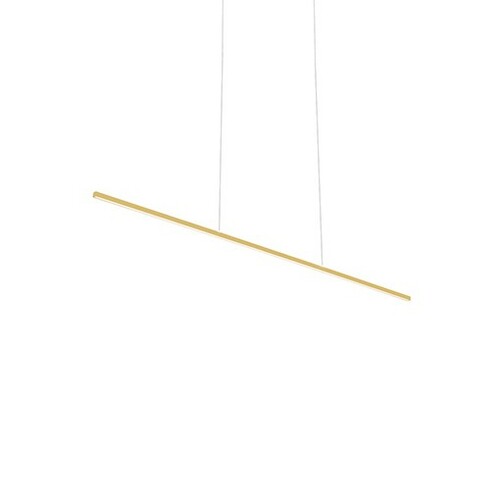 Vega Minor Brushed Gold LED Linear Light by Kuzco Lighting