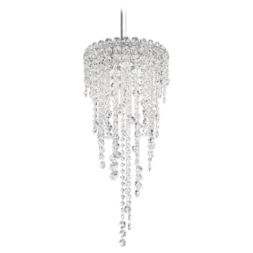 Schonbek Worldwide Lighting Chantant Polished Stainless Steel Pendant Light