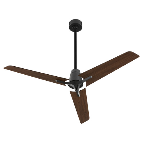 Oxygen Halcyon Black Ceiling Fan Without Light
