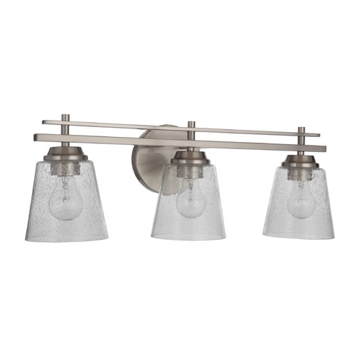 Drake 24-Inch Vanity Light in Brushed Polished Nickel by Craftmade Lighting
