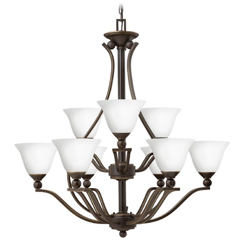 Hinkley Bolla 9-Light Chandelier in Olde Bronze by Hinkley Lighting 4657OB-OPAL