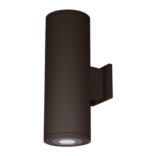 WAC Lighting 6-Inch Bronze LED Ultra Narrow Tube Architectural Up and Down Wall Light 2700K 360LM DS-WD06-U27B-BZ